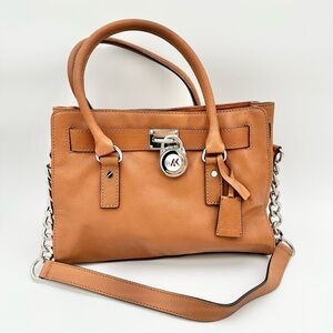 MICHAEL Michael Kors Hamilton Large Traveler Satchel in EUC